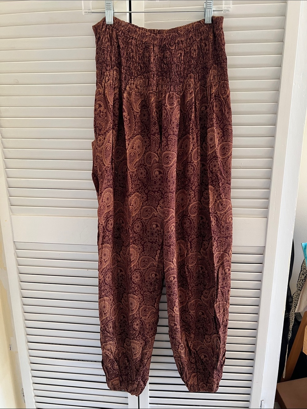 ☮️Paisley High-Waist Harem Pants☮️